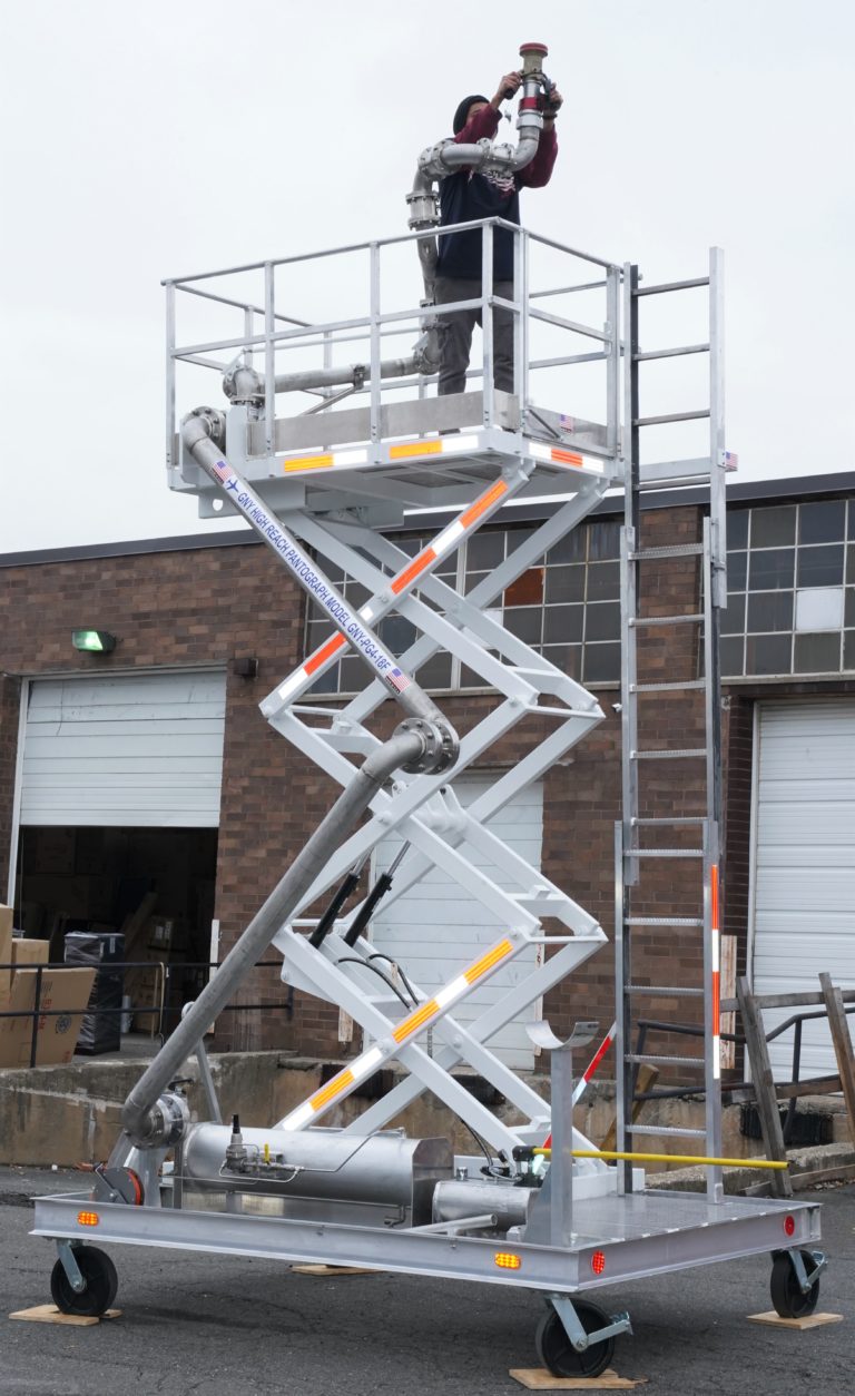 High Reach Scissor Lift Pantograph Open Position